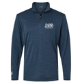 Navy 1/4 Zip with ASG 2026 Alberta Summer Games logo on the left chest and Charge Ahead logo above the right cuff. 