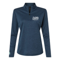 Navy 1/4 Zip with ASG 2026 Alberta Summer Games logo on the left chest and Charge Ahead logo above the right cuff. 