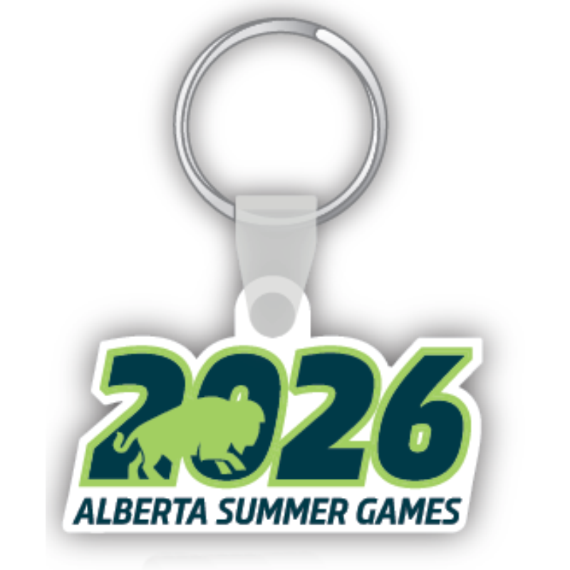 2026 Alberta Summer Games PVC Keyring 