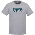 Gray t-shirt with ASG 2026 Alberta Summer Games Logo on Front